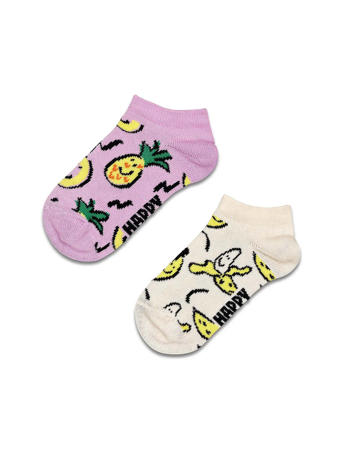 HAPPY SOCKS | Kinder Sneaker Socken FRUITS 2er Pkg light purple | 